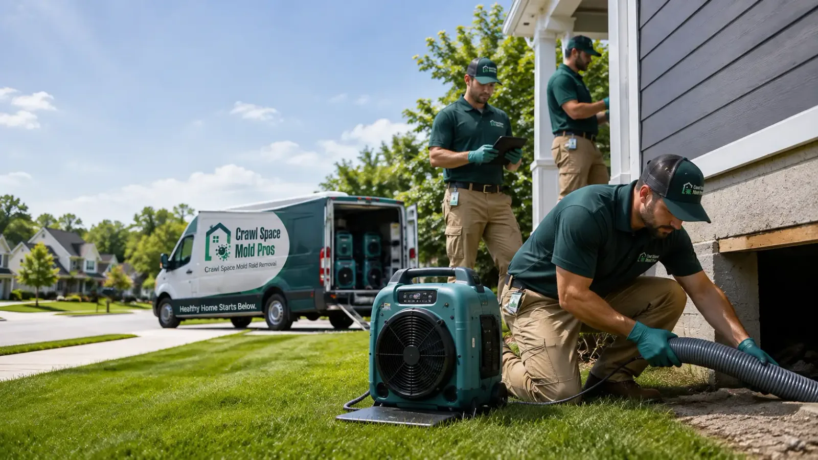 Crawl Space Mold Removal in Weldon, IA
